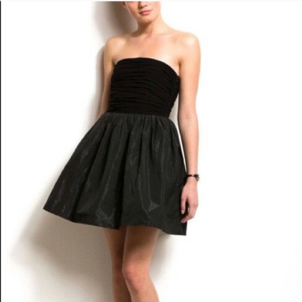 Armani Exchange Strapless Mini Dress
